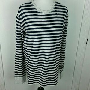 LUCKY BRAND l Striped Thermal Pullover D7